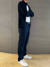 柒牌牛仔褲男2025春夏厚款復合絨保暖休閑百搭直筒男褲1310 藏青 36 (180)160-165斤 曬單實拍圖