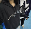 耐克（NIKE）男運動(dòng)服冬季連帽加絨針織衛衣寬松簡(jiǎn)約FB7489-010 黑色 2XL  曬單實(shí)拍圖