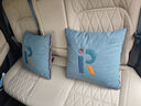 雅鹿抱枕被子兩用汽車(chē)毛毯小枕頭車(chē)上毯子車(chē)載車(chē)用二合一靠枕折疊 大R款-深藍色 枕套 小號43x43 打開(kāi)115x155 曬單實(shí)拍圖