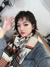 CHANEELR & KARITH圍巾冬季女2025新款美拉德兩用潮菱形披肩生日小眾禮物送女友老婆 焦糖 曬單實拍圖