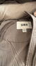 森馬羽絨服女設計感寬松撞色2024冬季新款連帽面包服潮流個(gè)性時(shí)尚 粉紅（白鴨絨）60001 L 曬單實(shí)拍圖
