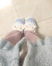名創(chuàng)優(yōu)品（MINISO）HelloKitty棉拖鞋女冬季包跟2024新款可愛(ài)毛毛絨月子棉鞋 玉桂狗【包跟更保暖】 38-39 (260mm) 【適合37-38碼】 曬單實(shí)拍圖