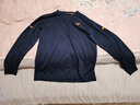 新品羽毛球服長(cháng)袖男女速干長(cháng)袖衛衣休閑運動(dòng)比賽服上衣高彈秋冬 1307#男款-藏青色 2XL 曬單實(shí)拍圖