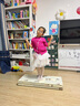 戴維貝拉（DAVE＆BELLA）兒童開(kāi)衫女寶寶衣服小童毛衣外套幼兒上衣2025秋裝新款女童針織衫 玫紅【DB3243397】 120 cm（建議身高110-120cm） 曬單實(shí)拍圖