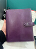 Filofax筆記本英國進(jìn)口高檔活頁(yè)手賬日程記事本真牛皮簡(jiǎn)約商務(wù)辦公會(huì )議禮品禮盒裝malden系列A5紫色025851 曬單實(shí)拍圖
