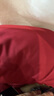 皮爾卡丹（pierre cardin）女童冬裝3~14歲穿洋氣棉襖女大童羽絨服棉衣加厚外套兒童冬季套裝 紅色新年棉衣+衛(wèi)褲 加絨 160 碼建議身高1米5在 曬單實(shí)拍圖