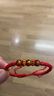 妙韻2026馬年本命年十二生肖三合手繩轉運珠編織紅繩手鏈屬蛇豬護 生肖【鼠龍猴】-紅瑪瑙款 曬單實(shí)拍圖