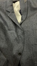 夢(mèng)特嬌（MONTAGUT）春秋男士西服含桑蠶絲格紋商務(wù)正裝單西裝挺括外套 灰藍 50  曬單實(shí)拍圖