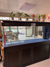 閩江（minjiang）魚(yú)缸水族箱免換水生態(tài)造景客廳玄關(guān)隔斷超白玻璃金魚(yú)缸觀賞魚(yú)魚(yú)缸 尊貴黑色（超白玻璃+雙層頂蓋+鋁合金框） 長(zhǎng)2.0米x寬60x高163cm（至尊款A(yù)W型） 曬單實(shí)拍圖