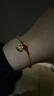 六福珠寶黃金手鏈福滿(mǎn)傳家鎏彩小胖福足金手鏈 計價(jià)G31TBGB0002 約8.80克 曬單實(shí)拍圖