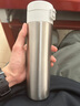 無(wú)印良品（MUJI）不銹鋼 保溫保冷水杯 單觸式 杯子 易攜帶 500mL 曬單實(shí)拍圖