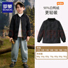 羅蒙兒童輕薄羽絨服2025冬季加厚內(nèi)膽學(xué)生內(nèi)穿保暖洋氣校園服飾神器 黑色羽絨上衣 170 曬單實(shí)拍圖