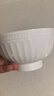 雅誠(chéng)德陶瓷盤子菜盤家用2024新款高腳碗 純白浮雕喬遷餐具輕奢碗碟套裝 8