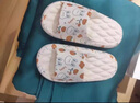羽起 防滑拖鞋女夏季室內(nèi)家居EVA柔軟舒適浴室踩屎感厚底情侶涼拖鞋男 白色【印花心】 38-39 標(biāo)準(zhǔn)碼 曬單實(shí)拍圖