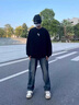 真維斯（JEANSWEST）牛仔褲男士春秋季2025新款寬松闊腿褲夏季潮牌顯高百搭直筒褲子男 復(fù)古藍(lán) 2XL 曬單實拍圖