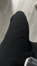 HLA海瀾之家休閑褲男抽繩系帶加厚保暖褲子男冬季 曬單實(shí)拍圖