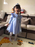 G.DUCKKIDS小黃鴨童裝愛(ài)莎公主裙女童連衣裙春秋2025新款洋氣兒童裙子公主裙 藍色+魔法棒+皇冠 100 建議2~3歲【 90-100cm】cm 曬單實(shí)拍圖