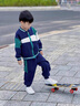 G.DUCKKIDS小黃鴨童裝男童套裝春秋裝1-3歲帥氣兒童衣服男孩運(yùn)動(dòng)服裝兩件套 藏青色 150 建議11~12歲【140-150cm】c 曬單實(shí)拍圖