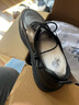 美國馬球協(xié)會（U.S.POLO ASSN.）休閑商務2025新款頭層牛皮商務正裝鞋男士舒適皮鞋英倫厚底德比鞋 黑色【舒適透氣+軟底增高】 41 (255mm) - 曬單實拍圖
