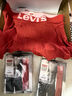 Levi's?Red?先鋒系列男士簡約針織短褲內褲 紅色 M 曬單實拍圖