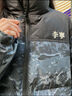 李寧短羽絨服男女款撞色滿(mǎn)印寬松80%鴨絨運動(dòng)外套AYMU601 曬單實(shí)拍圖