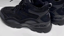 斯凱奇（Skechers）女鞋中高幫厚底增高休閑運動(dòng)鞋加絨保暖短靴167844 全黑色/BBK 40 曬單實(shí)拍圖
