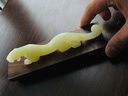 菲斯鉑亞青玉石祥龍納瑞擺件精品茶寵可養(yǎng)創(chuàng)意招財(cái)茶桌裝飾品高檔茶臺(tái)茶玩 【青玉伏虎】禮盒裝+胡桃木底座 曬單實(shí)拍圖