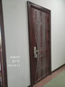 啟功單開(kāi)防盜門(mén)家用棕色防盜門(mén)防盜防銹防盜門(mén)QG-FDM3000 曬單實(shí)拍圖