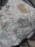 Lady Laura富安娜出品磨毛刺繡四件套100純棉A類母嬰級(jí)加厚全棉被套床單床 夢(mèng)幻琦花(可可蛋奶) 床單款 1.5床【被套2.0*2.3】4件套 曬單實(shí)拍圖