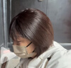 瑞貝卡（Rebecca）假發(fā)女全真人發(fā)偏分劉海中長(zhǎng)微卷鎖骨發(fā)優(yōu)雅時(shí)尚整頂頭套 清新款 深棕色 中發(fā) 30cm 機(jī)制工藝 曬單實(shí)拍圖