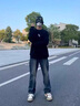 真維斯（JEANSWEST）牛仔褲男士春秋季2025新款寬松闊腿褲夏季潮牌顯高百搭直筒褲子男 復(fù)古藍(lán) 2XL 曬單實拍圖