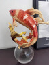 廣贊萊新中式魚(yú)擺件富貴有余琺瑯彩錦鯉家居客廳好運(yùn)寓意裝飾品 富貴有余 曬單實(shí)拍圖
