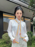 紅豆（Hodo）真絲絲巾女士百搭小飄帶100%桑蠶絲紗巾送女友老婆教師節(jié)禮物 曬單實拍圖