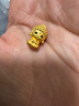 周大福生肖本命佛足金黃金轉(zhuǎn)運(yùn)珠 大日如來 EOR1150七夕禮物 曬單實(shí)拍圖