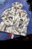 SPRAYGROUND鯊魚(yú)嘴毛絨外套加厚保暖潮流連帽秋冬 WD931121 深灰色 2XL 曬單實(shí)拍圖