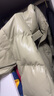 森馬（Semir）羽絨服女短款立領(lǐng)小個子優(yōu)雅溫柔2024冬寬松仿皮外套107824113005 曬單實拍圖