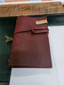 金思維 手工頭層牛皮本 真皮手賬活頁(yè)夾筆記本 復(fù)古懷舊旅行日記本 牛皮本 瘋馬紅棕【A6款】 曬單實(shí)拍圖