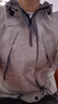 羅蒙輕薄白鴨絨工裝羽絨服男士冬季保暖韓版潮流連帽沖鋒衣服男裝外套 米白色 L【100-120斤】 曬單實(shí)拍圖
