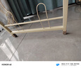 韓旗喜折疊晾衣架落地家用陽(yáng)臺(tái)涼曬掛衣架室內(nèi)嬰兒涼衣桿戶外曬被子神器 1.8米三層奶油白[特粗方管] 曬單實(shí)拍圖