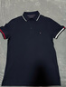 Tommy Hilfiger25春夏新款男裝珠地網(wǎng)眼休閑撞色袖口修身短袖翻領(lǐng)T恤POLO衫 藏青色DW5 L （推薦：140-155斤） 曬單實(shí)拍圖