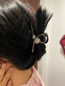 紀(jì)思梵方鉆高端發(fā)夾飾女2025款高級(jí)感鯊魚(yú)夾后腦勺發(fā)卡抓夾夾子生日禮物 方鉆高端發(fā)夾（禮盒裝） 曬單實(shí)拍圖