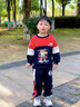 G·DUCK KIDS小黃鴨童裝男童套裝兒童最新款春裝3歲寶寶網(wǎng)紅時(shí)髦哪吒衛(wèi)衣兩件 紅色 130 cm 曬單實(shí)拍圖