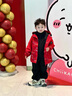 巴拉巴拉童裝兒童外套男童春秋裝連帽兩件套祥云印花戶(hù)外上衣潮 新年紅00366 120 曬單實(shí)拍圖