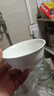 諦斯維爾陶瓷碗中式白瓷小碗家用4.5英寸米飯碗喝湯碗面碗套裝6只裝 曬單實拍圖