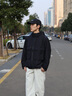 gxg.jeans男裝夾克 工裝風(fēng)多口袋三防休閑連帽外套 25年春新品 黑色 L (175) 曬單實(shí)拍圖