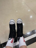 艾今（IIJIN）【明星同款】經(jīng)典10.5cm厚底內增高亮片休閑高幫鞋女AF005SP(AL) 黑色 35 曬單實(shí)拍圖