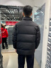 NEW BALANCENB24冬季新款男女情侶款羽絨服立領(lǐng)鴨絨防潑水常規款外套AMJ44302 【防潑水-尺碼偏大】AMJ44302-BK M 曬單實(shí)拍圖