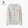 U.S. POLO ASSN.保羅針織男秋季商務(wù)休閑毛衣男百搭保暖外套 淺灰 2XL 曬單實拍圖