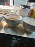 吉范景德鎮(zhèn)釉下彩碗家用新款高顏值陶瓷餐具面碗湯碗米飯碗盤套裝家用 4.5英寸飯碗10個 曬單實拍圖