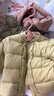 巴拉巴拉童裝寶寶羽絨服保暖嬰兒外套兒童冬季兩件套萌趣男童女童 軍綠40610 80 外套充絨26g+馬甲充絨16g 曬單實(shí)拍圖